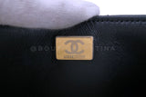 Chanel 24P Pearl Chain Square Mini Flap Bag GHW Black 9YV