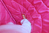 Chanel 2015 Fuchsia Pink Caviar Large Quilted O Case Clutch Bag SHW 4OV