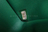 Chanel 16C Green Caviar Mini Rectangular Flap Bag RHW XKK