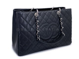Chanel 2011 Black Caviar XL GST Grand Shopper Shopping Tote Bag SHW     2VM