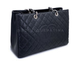 Chanel 2011 Black Caviar XL GST Grand Shopper Shopping Tote Bag SHW     2VM