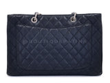 Chanel 2011 Black Caviar XL GST Grand Shopper Shopping Tote Bag SHW     2VM