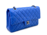 Chanel 16C Blue Roi Cobalt Caviar Medium Classic Double Flap Bag RHW CAD