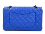 Chanel 16C Blue Roi Cobalt Caviar Medium Classic Double Flap Bag RHW CAD