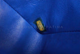 Chanel 16C Blue Roi Cobalt Caviar Medium Classic Double Flap Bag RHW CAD