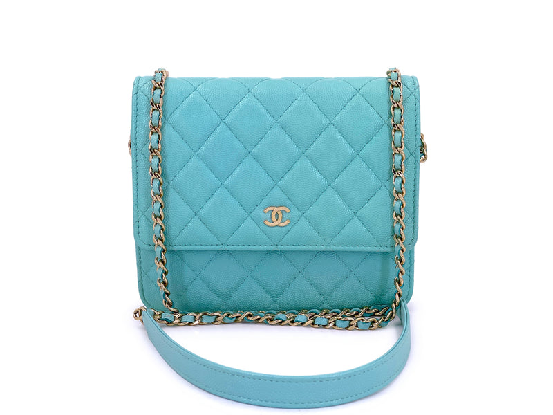 Rare Chanel 14B Rose Gold Metallic Pink Goatskin Classic Double
