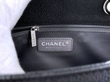Chanel 2014 Black Caviar Grand Shopper Tote GST Bag SHW KH9