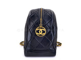 Chanel 92A Vintage Runway Weekender Quilted Bowler Bag 24k GHW KLK