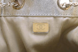 Chanel Metallic Gold Caviar 25 Small Hobo Tote Bag Small GHW 44G