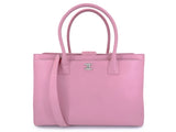 Chanel Large Pink Executive Cerf Shopper Tote Bag SHW IJU