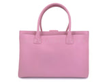 Chanel Large Pink Executive Cerf Shopper Tote Bag SHW IJU