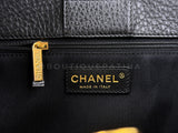 Pristine Chanel Large Black Executive Cerf Shopper Tote Bag GHW YUP