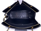 Chanel 1990s Vintage Black Quilted Supermodel XL Weekender Tote Bag 24k GHW WR2