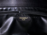 Chanel 1990s Vintage Black Quilted Supermodel XL Weekender Tote Bag 24k GHW WR2