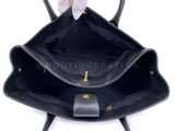 Chanel 2010 Large Black Executive Cerf Shopper Tote Bag GHW YUP