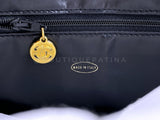 Chanel Vintage Black Caviar Medium Envelope Flap Shopper Tote Bag 24k GHW JRY