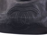 Chanel 2007 Vintage Black Chunky Soft and Chain Hobo Tote Bag RHW X8W