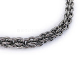 Chanel 2007 Vintage Black Chunky Soft and Chain Hobo Tote Bag RHW X8W