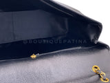 Chanel 1994 Vintage Black Caviar Supermodel XXL Flap Bag Weekender 24k GHW SSY