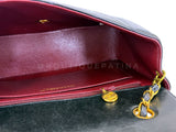Chanel 1995 Vintage Black Small Diana Flap Bag Lambskin 24k GHW VTN