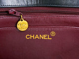 Chanel 1995 Vintage Black Small Diana Flap Bag Lambskin 24k GHW VTN
