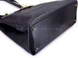 Chanel 1996 Vintage Caviar Weekender Supermodel XL Shopper Tote Bag 24k GHW Black POV