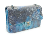 Pristine Chanel 2018 Limited Waterfall Sequins Jumbo Maxi Flap Bag SHW 7B8