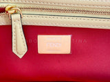 FENDI Baguette Bag Hand-Embroidered Fringe Red Ivory Beaded Two-Way GHW