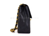 Chanel 2002 Vintage Black Caviar Jumbo Classic Flap Bag 24k GHW  UVR