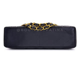 Chanel 2002 Vintage Black Caviar Jumbo Classic Flap Bag 24k GHW  UVR
