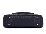 Chanel 2019 Black Caviar Timeless Classic Grand Shopper Tote Bag GHW 0JD