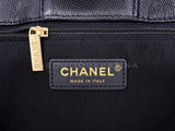 Chanel 2019 Black Caviar Timeless Classic Grand Shopper Tote Bag GHW 0JD