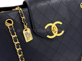 Chanel 1995 Black Quilted Supermodel XL Weekender Tote Bag 24k GHW WR2