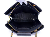 Chanel 1995 Black Quilted Supermodel XL Weekender Tote Bag 24k GHW WR2