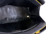 Chanel 1995 Black Quilted Supermodel XL Weekender Tote Bag 24k GHW WR2