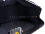 Chanel 2012 Large Black Executive Cerf Shopper Tote Bag GHW YUP