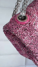 Chanel 2019 Pink Tweed 225 2.55 Reissue Flap Bag RHW M2X