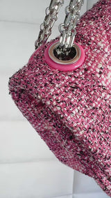 Chanel 2019 Pink Tweed 225 2.55 Reissue Flap Bag RHW M2X