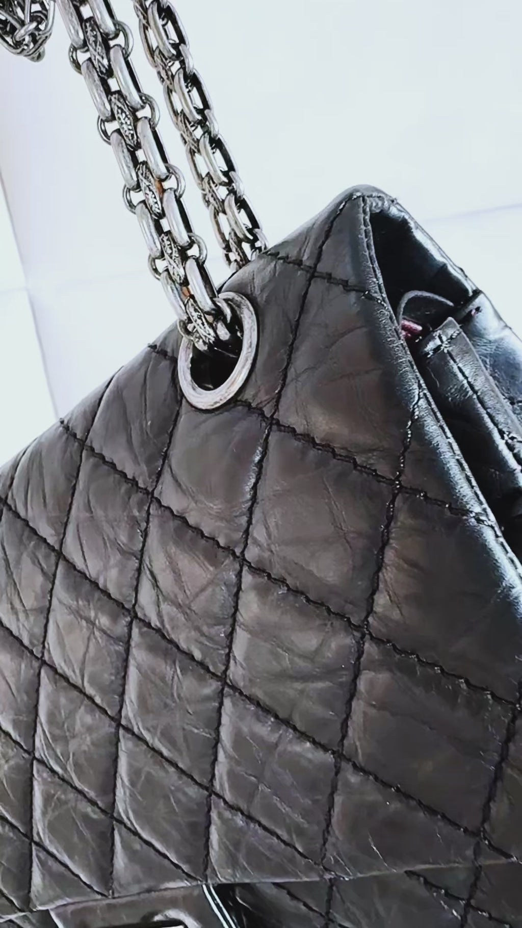 Chanel Black Medium Reissue Flap Bag 225 RHW FKE – Boutique