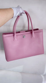 Chanel Large Pink Executive Cerf Shopper Tote Bag SHW IJU