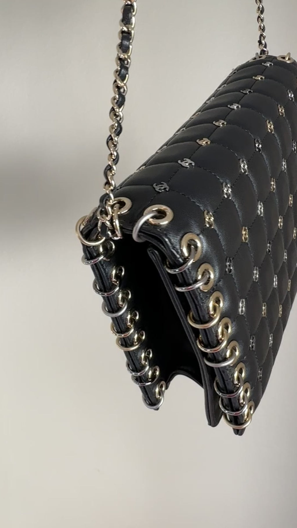 Buy Black Stone Heart Shaped Studded Bag by BAG HEAD Online at Aza Fashions.