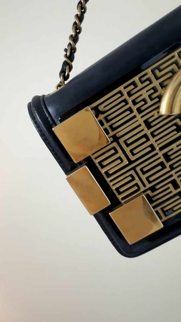 Chanel Paris Seoul Metallic Boy Brick Lego Flap Bag