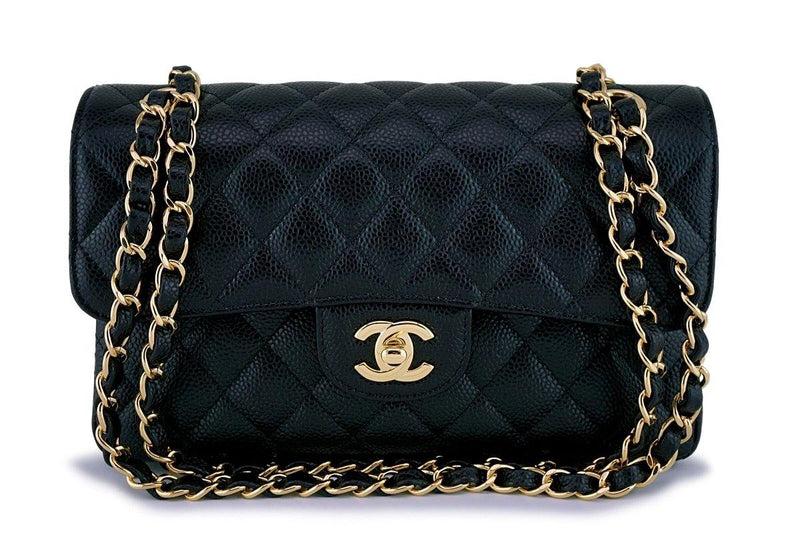 New Chanel Small Caviar Black Classic Double Flap GHW - Boutique Patina