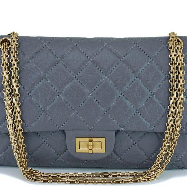 Chanel 2.55 Reissue 227 Grey PHW Large