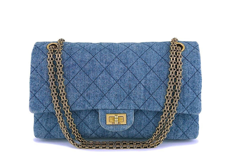 DOWNTOWN DENIM 💙 • Chanel Denim Stitch Reissue Flap Bag, Hermès