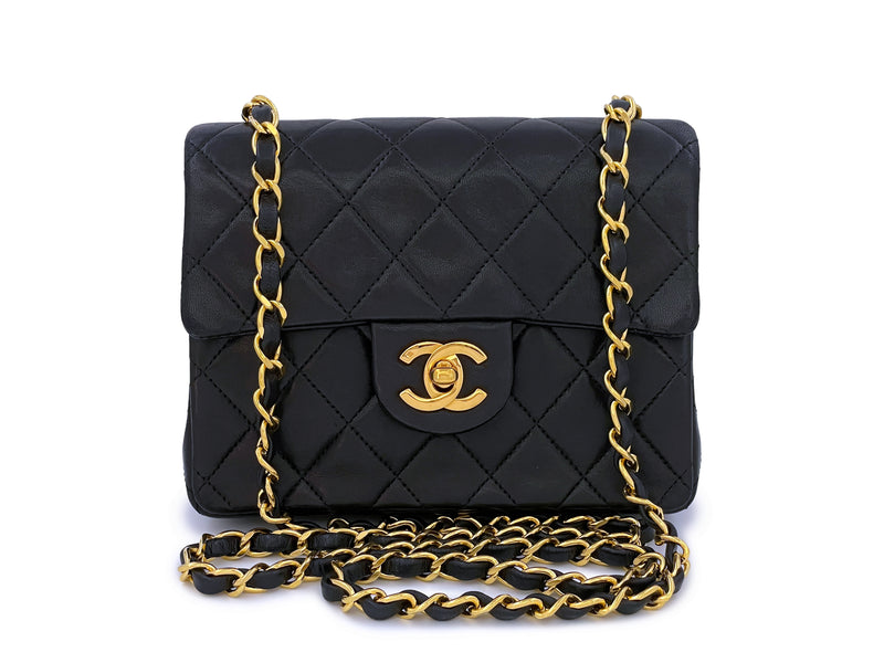 Chanel // Black Lambskin Classic Full Flap Bag – VSP Consignment