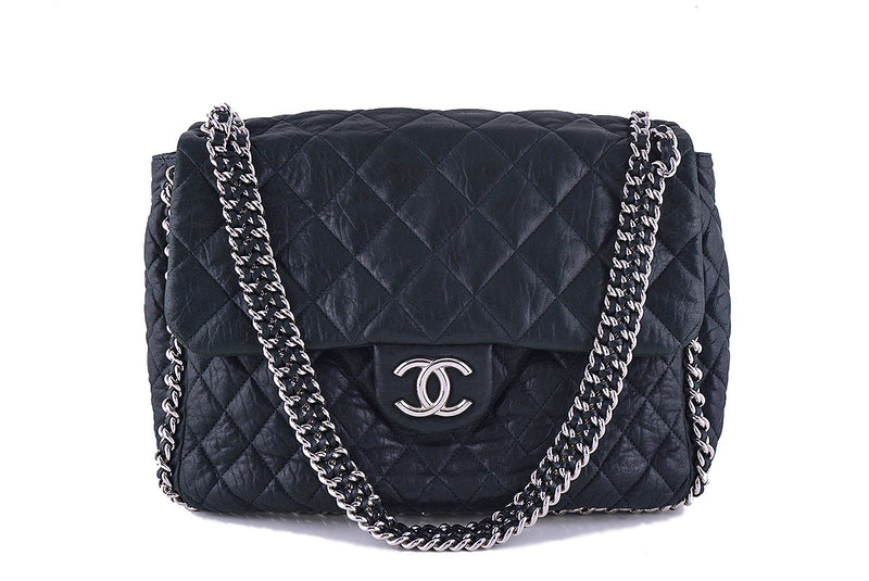 Chanel Black Chain Around Maxi Luxe Flap Bag – Boutique Patina