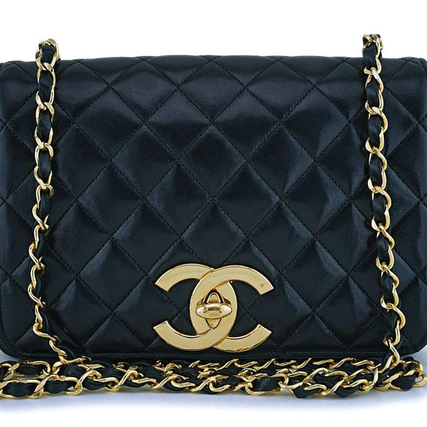 chanel bag with white logo