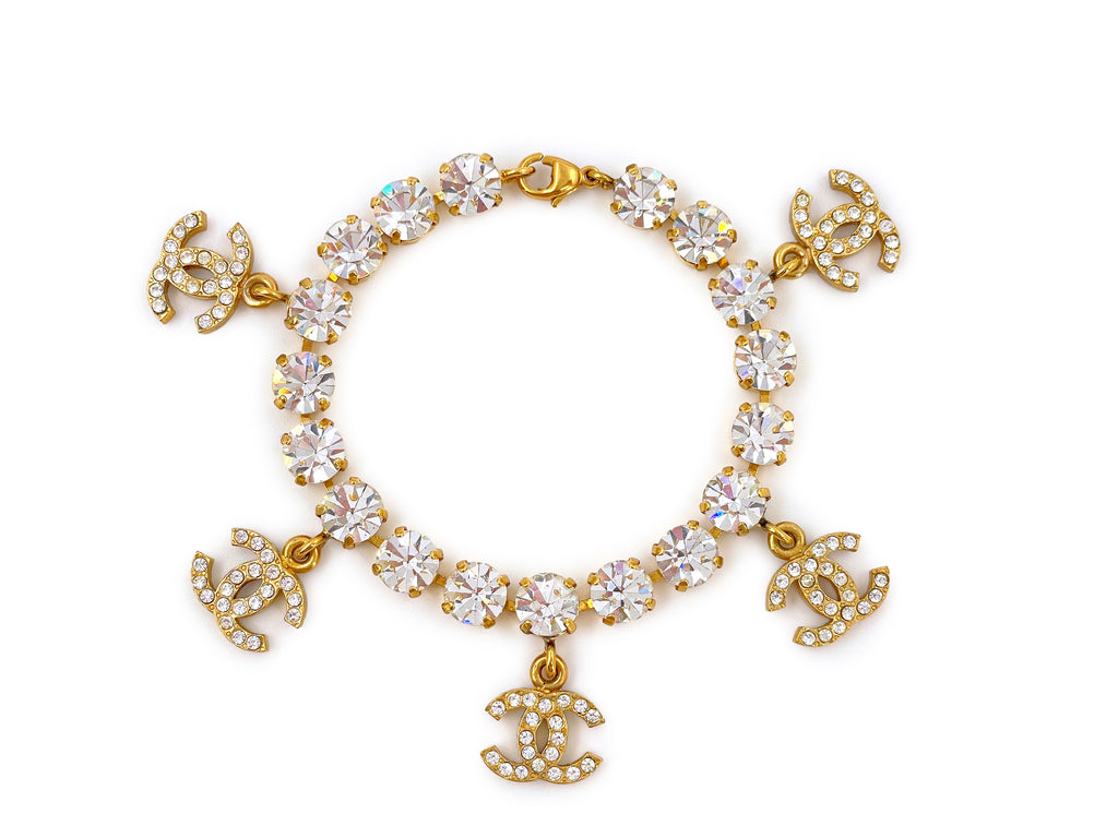 Chanel deals crystal bracelet