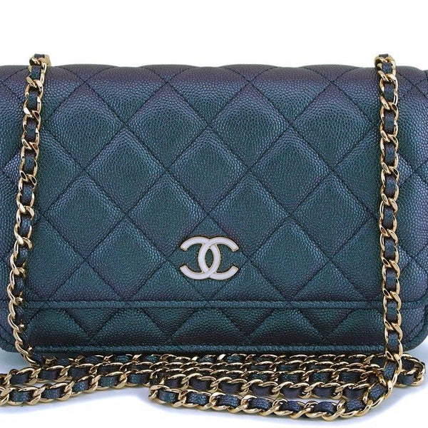 CHANEL, Bags, Sold 9s Clutch With Chain Double Zip Black Caviar